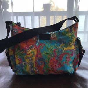 LAUREN RALPH LAUREN fabric handbag